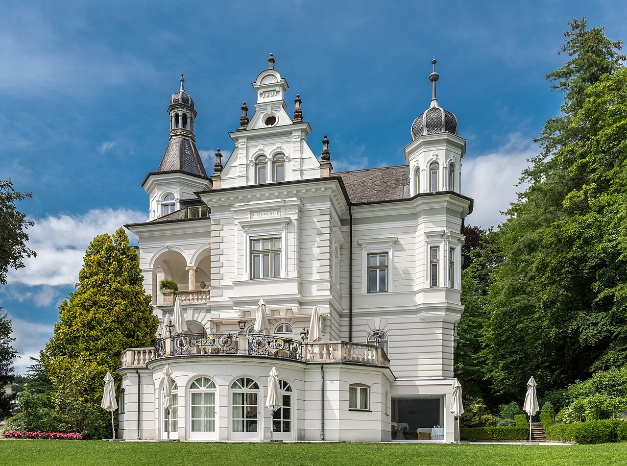 Classic white villa